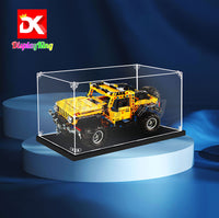 Display King - Acrylic display case for LEGO® Jeep Wrangler 42122 3mm Thickness dust-Free and Crystal Clear Display case with Screw