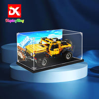 Display King - Acrylic display case for LEGO® Jeep Wrangler 42122 3mm Thickness dust-Free and Crystal Clear Display case with Screw