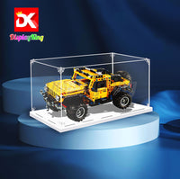 Display King - Acrylic display case for LEGO® Jeep Wrangler 42122 3mm Thickness dust-Free and Crystal Clear Display case with Screw