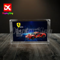 Display King - Acrylic photo frame for Lego Ferrari 488 GTE "AF Corse #51" 42125