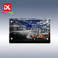 Display King - Acrylic display plaque for Lego Heavy-Duty Tow Truck 42128