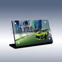 Display King - Acrylic display plaque for Lego Ford Mustang Shelby GT500 42138