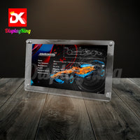 Display King - Acrylic photo frame for Lego McLaren Formula 1 Race Car 42141
