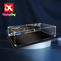 Display King-  4  x Acrylic display case with screw for LEGO® McLaren Formula1 Race Car 42141 - 70cm(L) x 35cm(W) x 15cm(H)