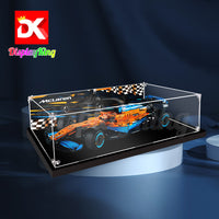 Display King-  4  x Acrylic display case with screw for LEGO® McLaren Formula1 Race Car 42141 - 70cm(L) x 35cm(W) x 15cm(H)