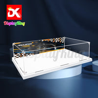 Display King-  4  x Acrylic display case with screw for LEGO® McLaren Formula1 Race Car 42141 - 70cm(L) x 35cm(W) x 15cm(H)