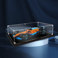 Display King-  4  x Acrylic display case with screw for LEGO® McLaren Formula1 Race Car 42141 - 70cm(L) x 35cm(W) x 15cm(H)