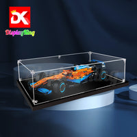 Display King-  4  x Acrylic display case with screw for LEGO® McLaren Formula1 Race Car 42141 - 70cm(L) x 35cm(W) x 15cm(H)