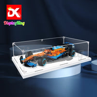 Display King-  4  x Acrylic display case with screw for LEGO® McLaren Formula1 Race Car 42141 - 70cm(L) x 35cm(W) x 15cm(H)