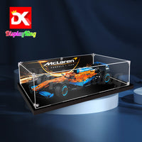 Display King-  4  x Acrylic display case with screw for LEGO® McLaren Formula1 Race Car 42141 - 70cm(L) x 35cm(W) x 15cm(H)