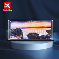 Display King - Acrylic display case with screw for LEGO® Airbus H175 Rescue Helicopter 42145