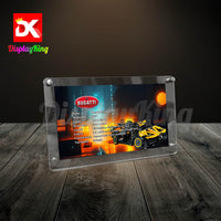 Display King - Acrylic photo frame for Lego Bugatti Bolide 42151