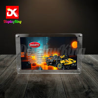 Display King - Acrylic photo frame for Lego Bugatti Bolide 42151