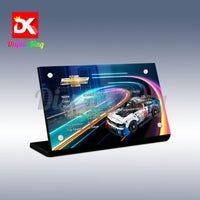 Display King - Acrylic display plaque for Lego NASCAR Next Gen Chevrolet Camaro ZL1 42153