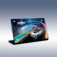 Display King - Acrylic display plaque for Lego NASCAR Next Gen Chevrolet Camaro ZL1 42153