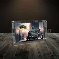 Display King - Acrylic photo frame for Lego THE BATMAN-BATCYCLE 42155