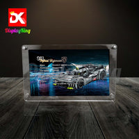 Display King - Acrylic photo frame for Lego PEUGEOT 9X8 24H Le Mans Hybrid Hypercar 42156