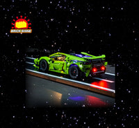 Brick Shine -  Light Kit for  LEGO® Lamborghini Huracin Tecnica 42161