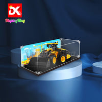 Display King -Acrylic display case with screw for LEGO® Volvo L120 Electric Wheel Loader 42209
