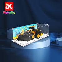 Display King -Acrylic display case with screw for LEGO® Volvo L120 Electric Wheel Loader 42209