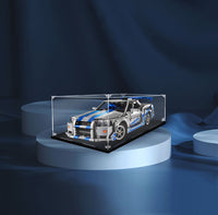 Display King -Acrylic display case with screw for LEGO® 2 Fast 2 Furious Nissan Skyline GT-R 42210