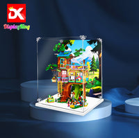 Display King -Acrylic display case with screw for LEGO® Friendship Tree House Hangout 42652
