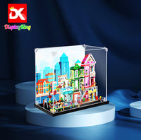Display King -Acrylic display case with screw for LEGO® Heartlake City Apartments and Stores 42670