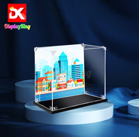 Display King -Acrylic display case with screw for LEGO® Heartlake City Apartments and Stores 42670