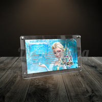 Display King - Acrylic photo frame for Lego Elsa's Magical lce Palace 43172