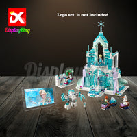 Display King - Acrylic photo frame for Lego Elsa's Magical lce Palace 43172