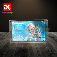Display King - Acrylic photo frame for Lego Elsa's Magical lce Palace 43172