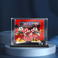 Display King - Acrylic display case with screw for Lego Disney Mickey Mouse & Minnie Mouse Character 43179