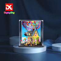 Display King - Acrylic display case for LEGO® "Up' House 43217 3mm Thickness dust-Free and Crystal Clear Display case with Screw