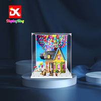 Display King - Acrylic display case for LEGO® "Up' House 43217 3mm Thickness dust-Free and Crystal Clear Display case with Screw