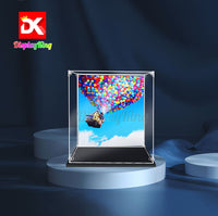 Display King - Acrylic display case for LEGO® "Up' House 43217 3mm Thickness dust-Free and Crystal Clear Display case with Screw