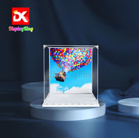 Display King - Acrylic display case for LEGO® "Up' House 43217 3mm Thickness dust-Free and Crystal Clear Display case with Screw