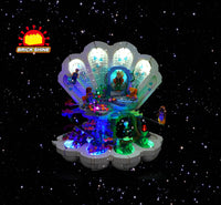 Brick Shine -  Light Kit for LEGO® The Little Mermaid Royal Clamshell 43225