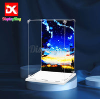 Display King - Acrylic display case for LEGO Peter Pan & Wendy's Flight over London 43232 3mm Thickness dust-Free and Crystal Clear Display case with Screw