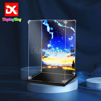 Display King - Acrylic display case for LEGO Peter Pan & Wendy's Flight over London 43232 3mm Thickness dust-Free and Crystal Clear Display case with Screw