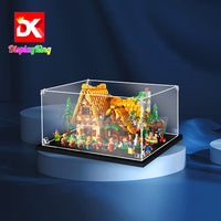 Display King - Acrylic display case with screw for LEGO® Snow White and the Seven Dwarfs' Cottage 43242
