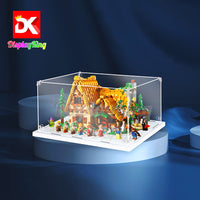 Display King - Acrylic display case with screw for LEGO® Snow White and the Seven Dwarfs' Cottage 43242