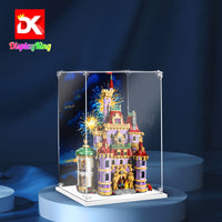 Display King -Acrylic display case with screw for LEGO® Beauty and the Beast Castle 43263