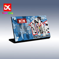 Display King - Acrylic display plaque for Lego 101 Dalmatians Puppy 43269