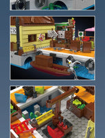 MOULD KING 10109 Loading And Unloading Dock with 821 Pieces