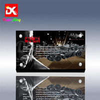 Display King - Acrylic display plaque for Lego The Batman - Batmobile 42127