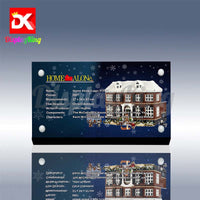 Display King - Acrylic display plaque for Lego Home Alone 21330