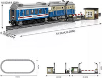 Mould king 12022 City Train Railway Locomotive Diesel DF4B with Remote and Track