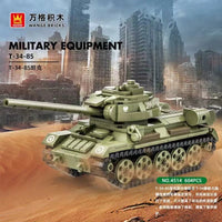 WANGE 4514 T-34-85 Medium Tank with 604 Pieces