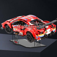 Display King - Acrylic display stand for LEGO Ferrari 488 GTE "AF Corse #51" 42125