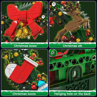 Mould King Christmas Garland Building Set Toy 10073 Eucalyptus Wreath Model